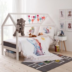 Estella Baby Bettwäsche Willy 7227-985 bunt Baumwolle 100 x 135 + 40 x 60 cm