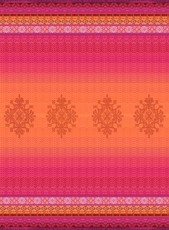 Bassetti Jacquard Plaid Olbia 140 x 190 cm aus 100% Baumwolle Ornamente