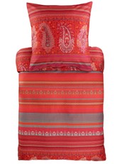 Bassetti Mako-Satin Bettwäsche MOCENIGO R1 rot Ornamente Paisley mediterran 